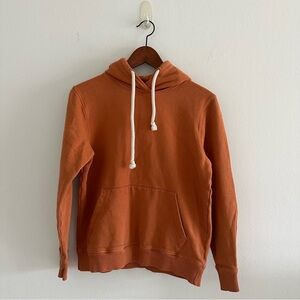 Cozy Pact Pumpkin Orange Organic Hoodie for Women Xs